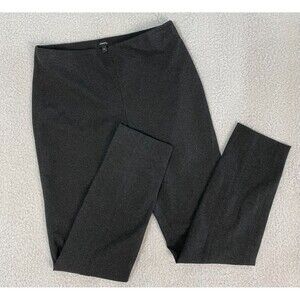 Theory Women's Skinny Legging K Regent Pants Size M‎ Pull on Charcoal Gray Black
